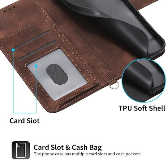 Skin-feel Embosse Wallet Maro (Realme 11 Pro / 11 Pro+)