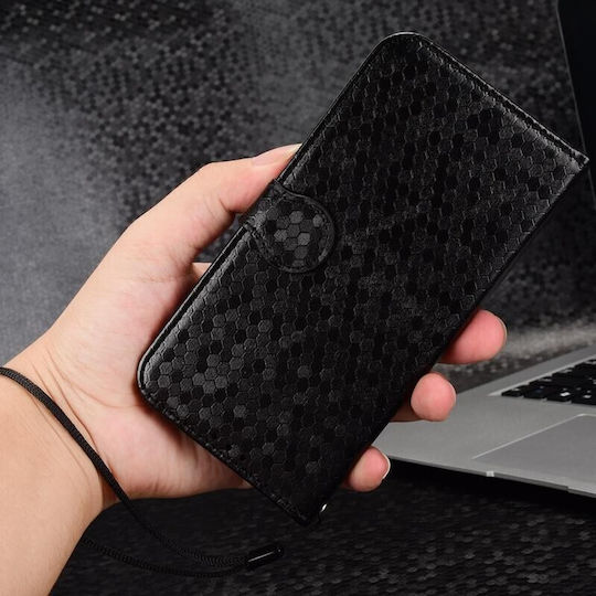 Honeycomb Brieftasche Schwarz (TCL 40 SE)
