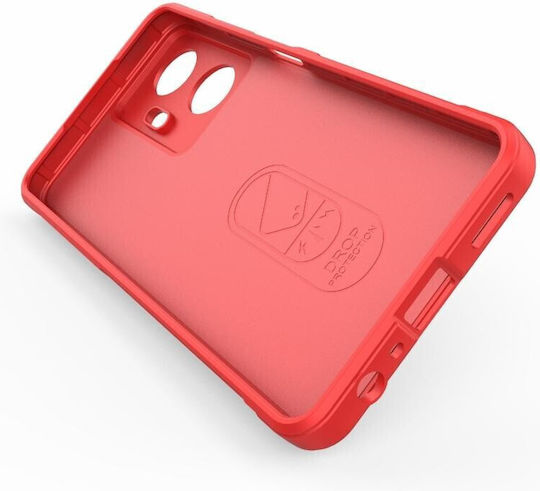Magic Shield Umschlag Rückseite Silikon Lila (Realme C55)