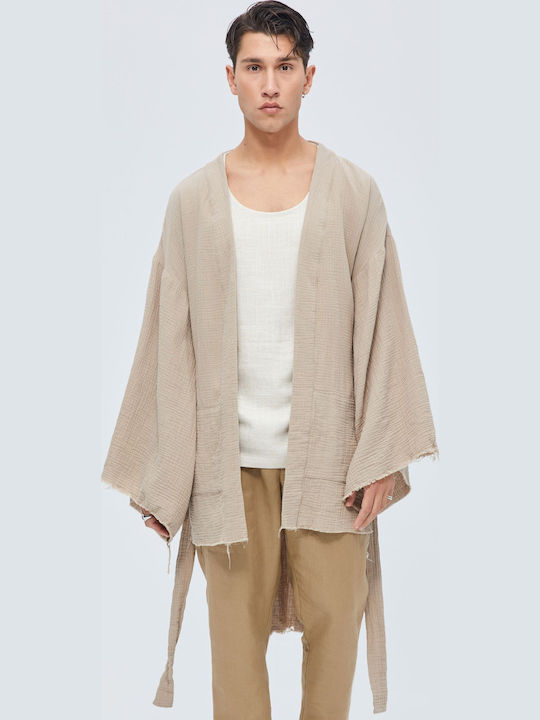 Men's Cardigan Beige