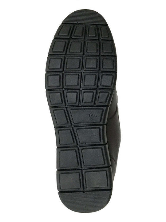 Men's Synthetic Leather Moccasins Brown