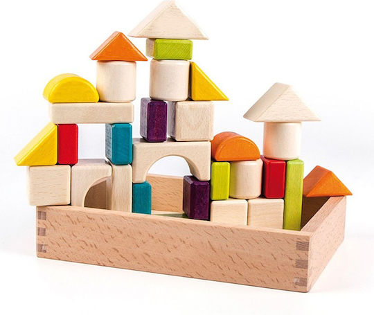 New Selection Wooden Building Blocks Base for 1.5+ Years 30 Pieces