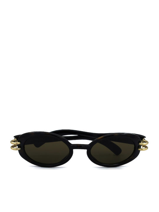 Karl Lagerfeld Γυαλιά Ηλίου Καφέ με Mixed Σκελετό Karl Lagerfeld Γυαλιά Ηλίου Καφέ με Mixed Σκελετό