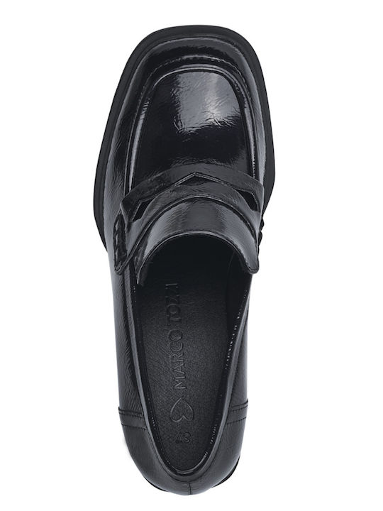 Pumps mit Chunky hohem Absatz Schwarz