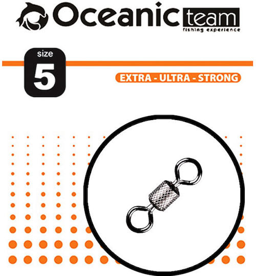 Oceanic Team Rolling Swivel Στριφτάρι Ψαρέματος Σετ 12τμχ