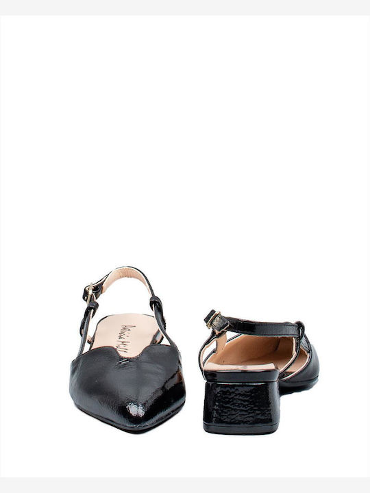 Charol Leder Pumps Schwarz