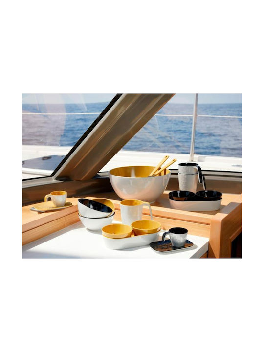 Marine Business Cereal Serving Bowl Round made of Melamine White with Diameter 15cm 6pcs