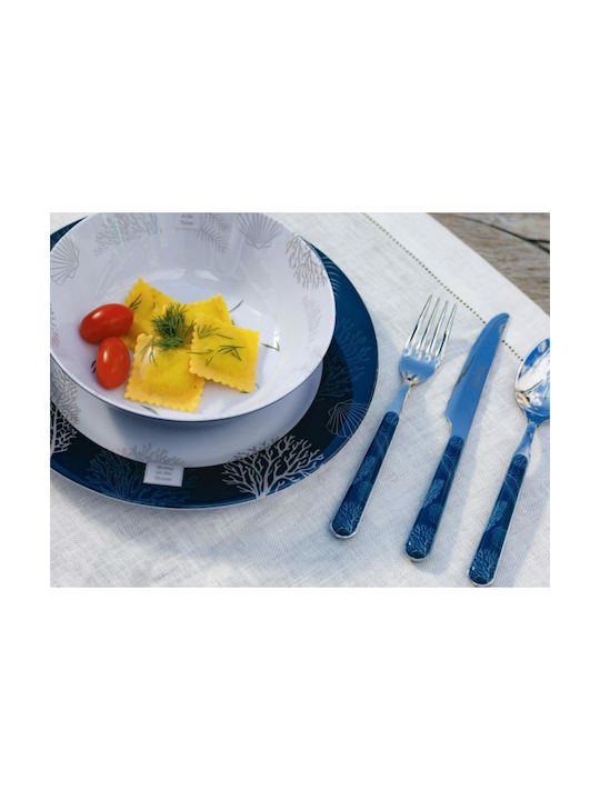 Marine Business Serving Bowl Round made of Melamine White 6pcs