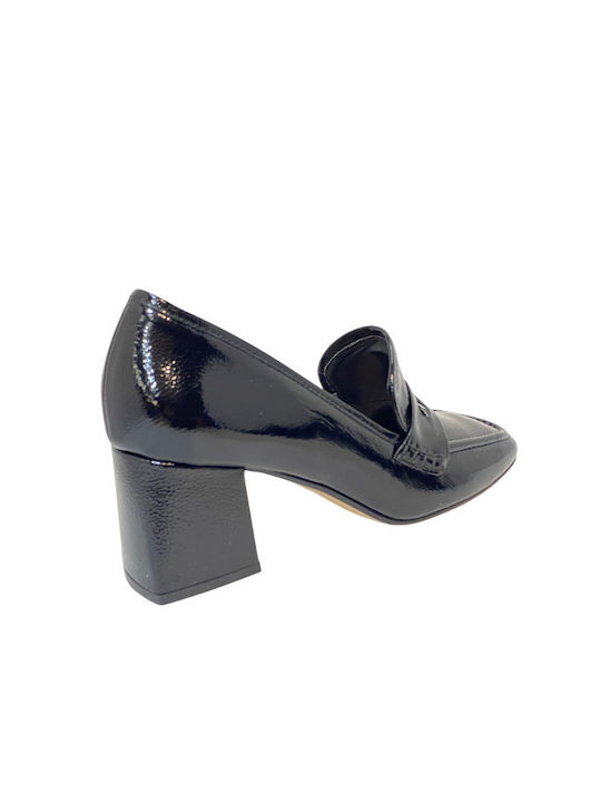 Paolo Bellucci Patent Leather Black Medium Heels 312681