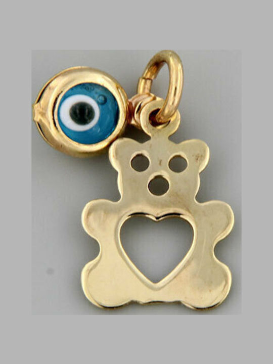 Ios Kids Pendant Gold 9K Ios Kids Pendant Gold 9K