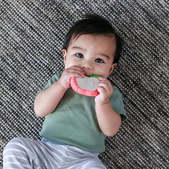 Infantino Vibrating Teether Apple Μασητικός Κρίκος Οδοντοφυΐας από Πλαστικό για 3 m+