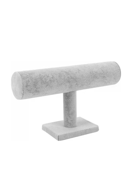 Σταντ Κοσμημάτων Υφασμάτινο Γκρι 23x5x14.5cm Σταντ Κοσμημάτων Υφασμάτινο Γκρι 23x5x14.5cm