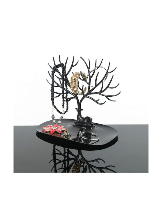 ecarla Σταντ Κοσμημάτων Μαύρο 23x25x15cm