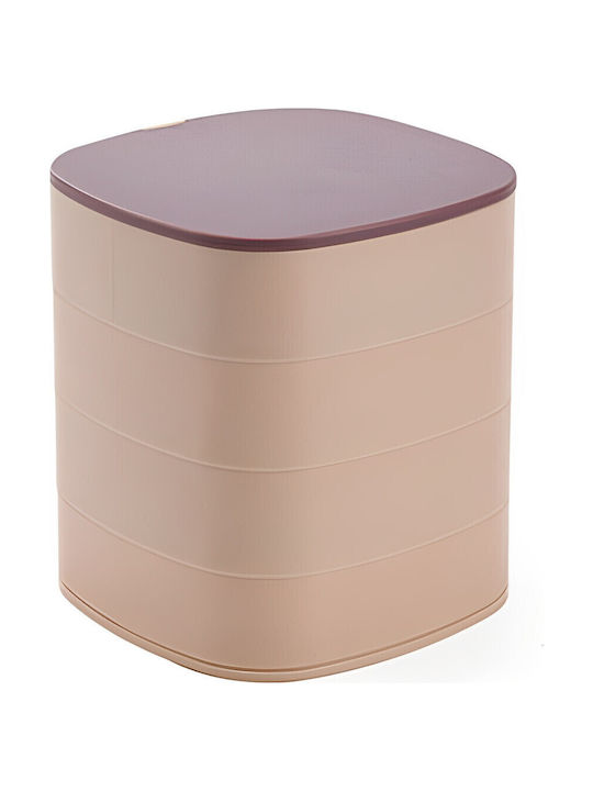 Factory Jewellery Box Pink 11.2x11.2x12.2cm
