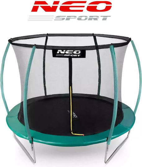 NEO Sport Τραμπολίνο Παιδικό Διαμέτρου 252εκ. με Προστατευτικό Δίχτυ & Σκάλα