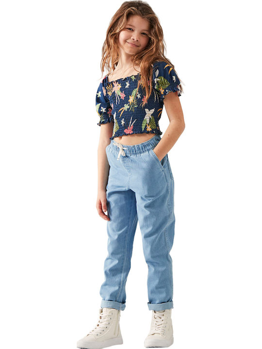 Kids' Shirt Short Sleeve Navy Blue Sunday Night Sessions