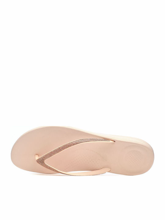 Iqushion Frauen Flip Flops in Rosa Farbe