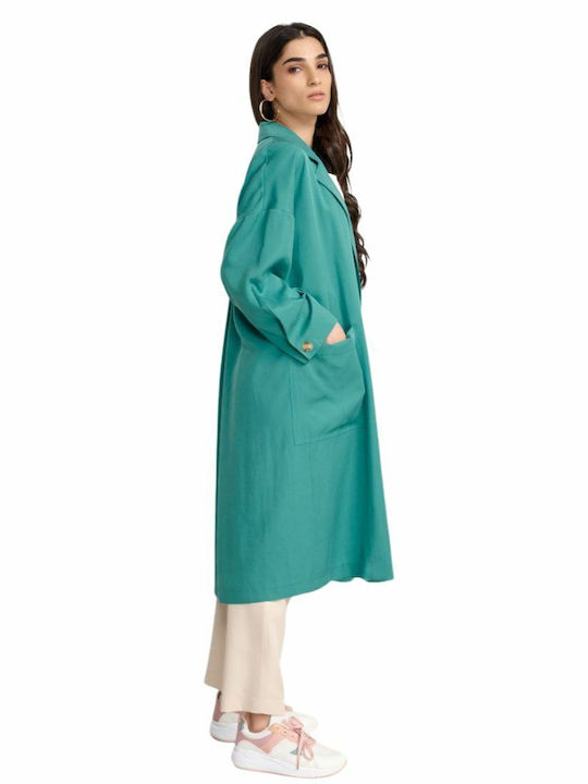 Damen Jacke in Grün Farbe