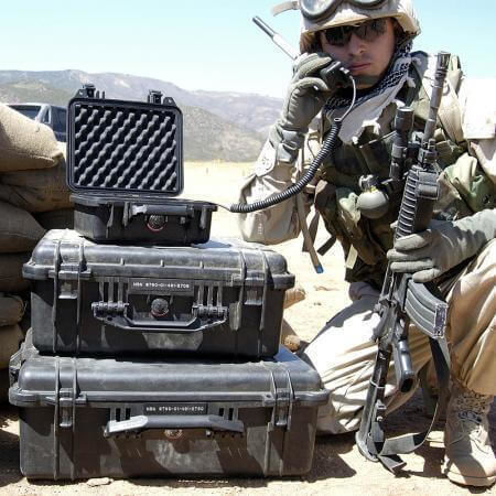 Peli Flight Case Μαύρο