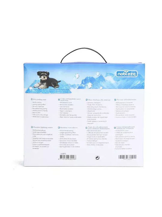 Nobleza Mattress Dog Rectangle Cooling Light Blue 90x50cm