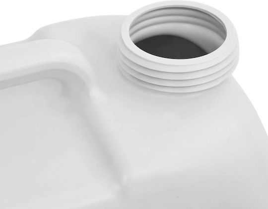Tragbarer Wasserbehälter mit Adapter Grau 24 Liter