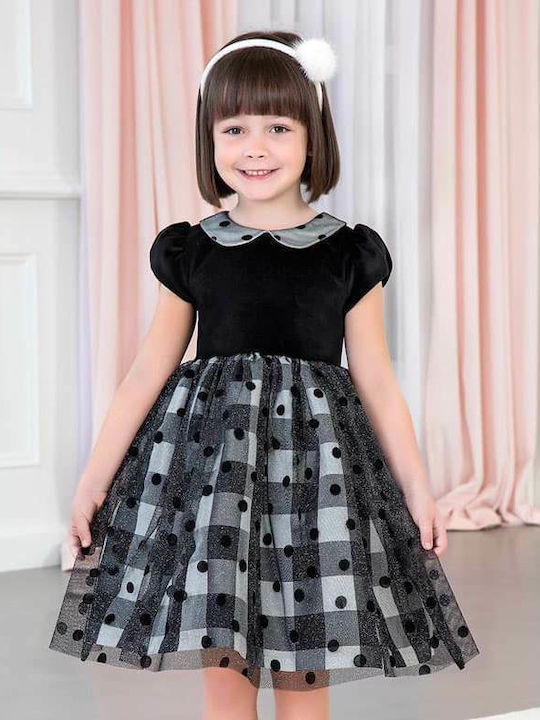 Abel & Lula Children's Dress Tulle Black