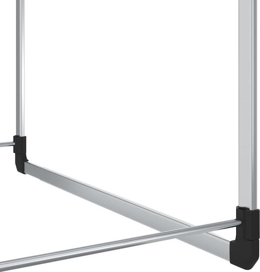 vidaXL Clothes Hanger Silver 344374 1pcs