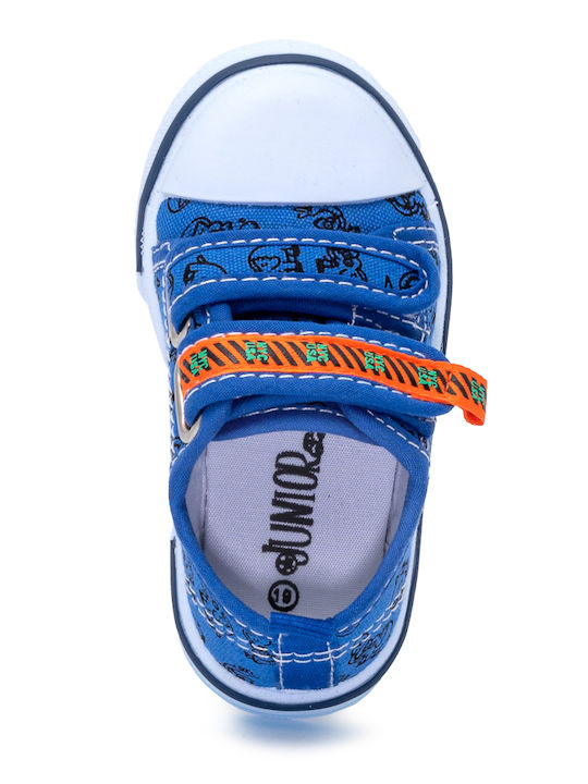 Kids Sneakers with Scratch Blue