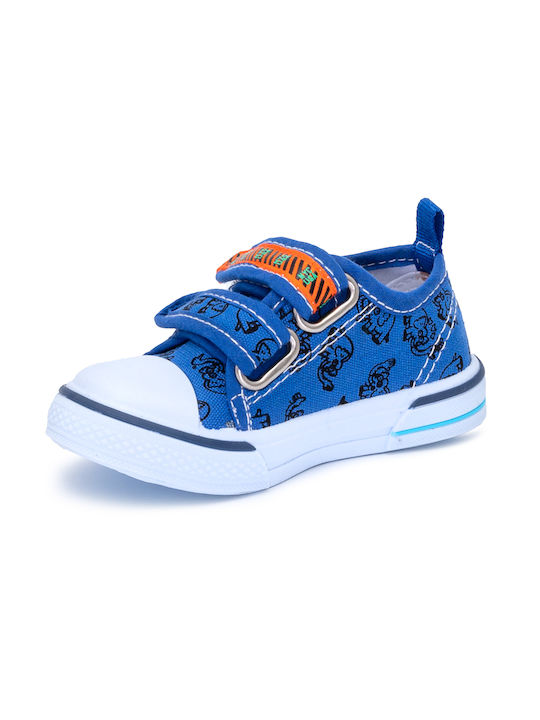 Kids Sneakers with Scratch Blue