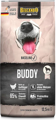 Belcando Baseline Buddy 12.5kg Trockenfutter ohne Getreide für erwachsene Hunde mit Geflügel