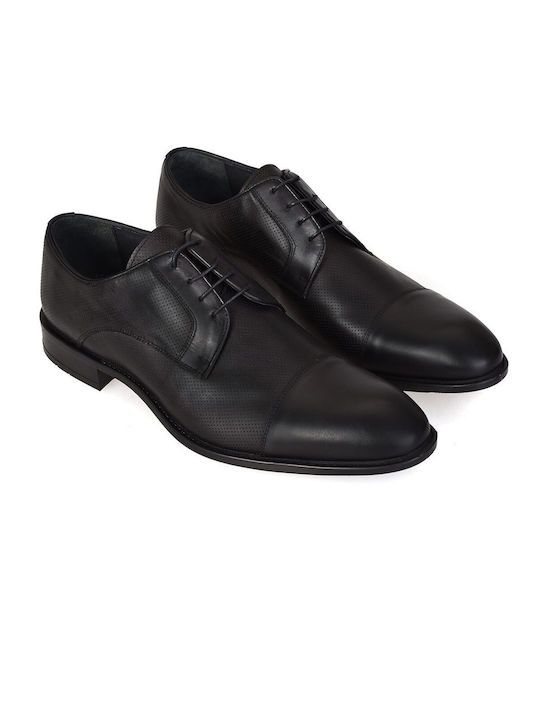 Vardas Leather Oxford Shoes Black