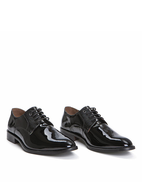 Pantofi Oxford din piele Kaiserhoff, negri