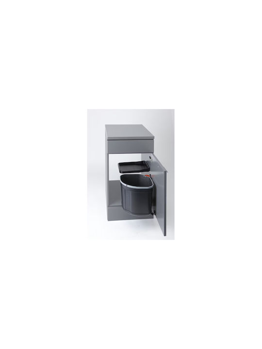 Franke Sorter Min Waste Bin Waste Plastic for Cabinet Gray 17.5lt 1pcs