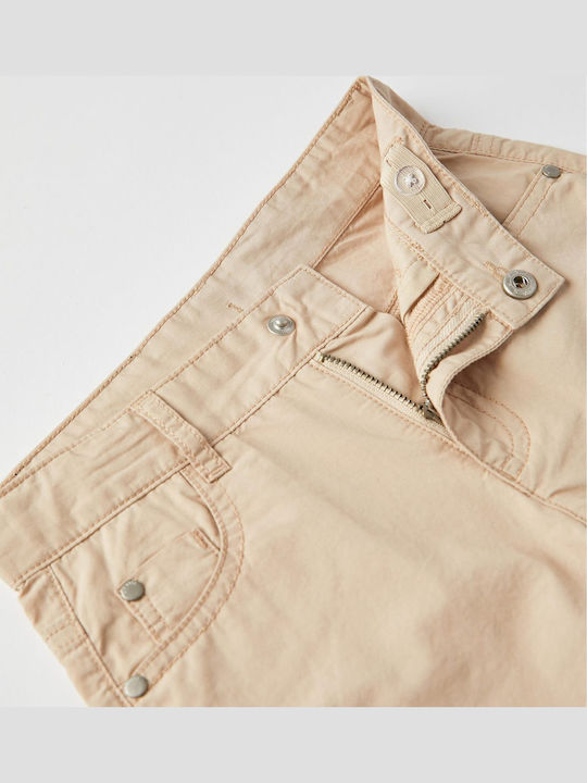 Kids' Shorts/Bermudas Fabric Beige