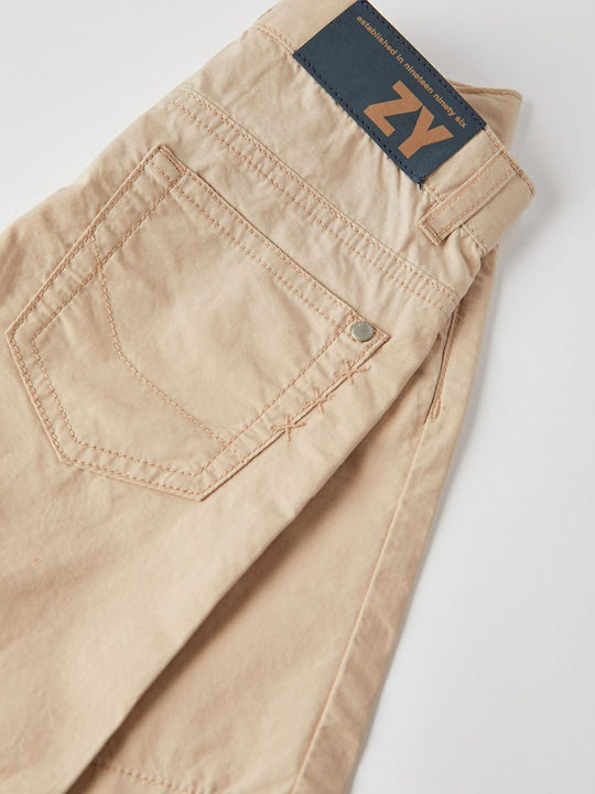 Kids' Shorts/Bermudas Fabric Beige