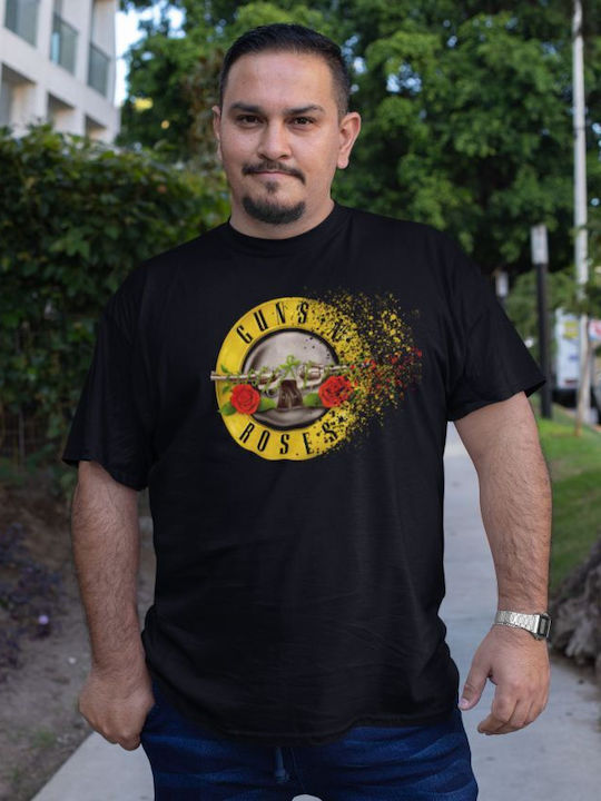 TKT T-shirt Guns N' Roses σε Μαύρο χρώμα