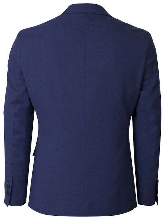 Men's Suit "Silver Material" Leonardo - ROYALBLUE