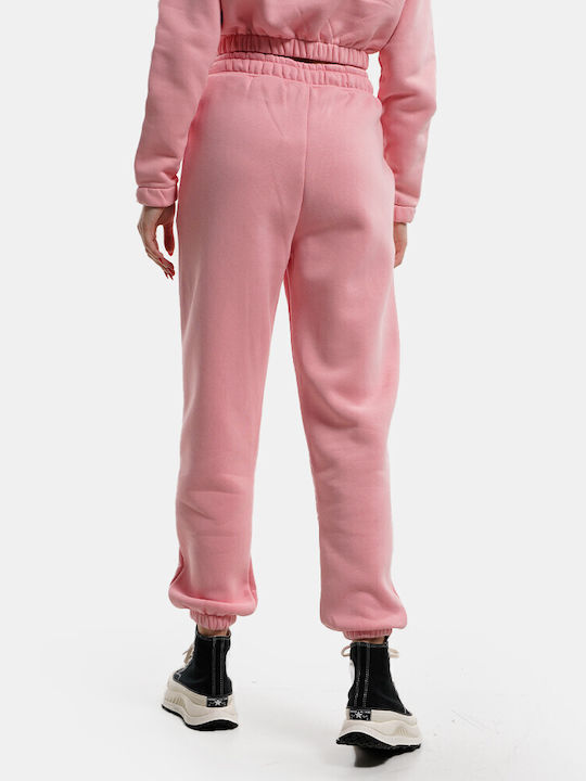 Target Hohe Taille Damen-Sweatpants Jogger Rosa