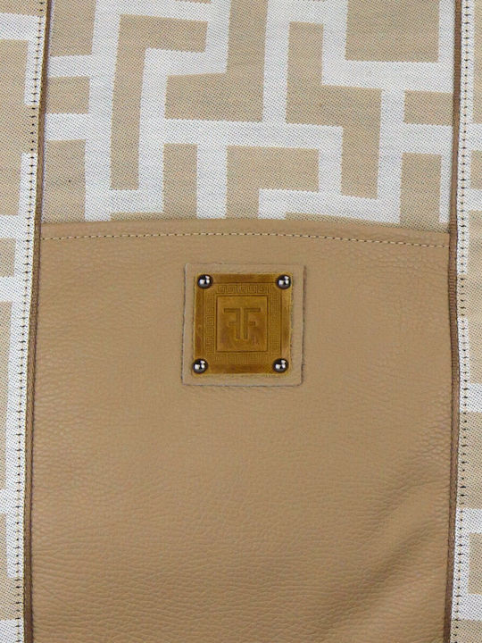 Damentasche Schultertasche Beige