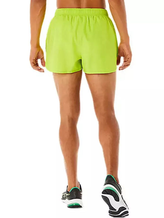 ASICS Core Split Herrenshorts Lime Zest