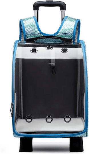 4 Dog/Cat Carrying Red Trolley for 8kg Pets L33xW27xH42cm