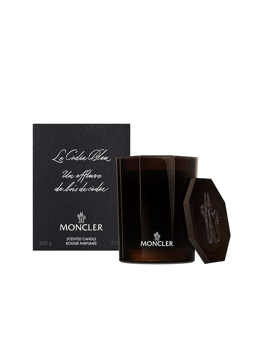 Moncler Αρωματικό Κερί Les Sommets Le Cèdre Bleu σε Βάζο Μπλε 200gr