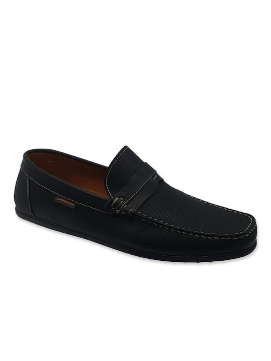 Commanchero Original Men's Leather Moccasins Black