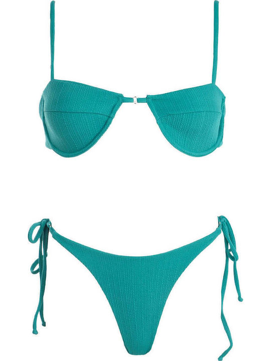 Gigi Bikini Set Brazil Turquoise