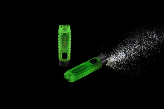 Invictus Rechargeable Keychain Flashlight LED IP65 with Maximum Brightness 400lm Blue