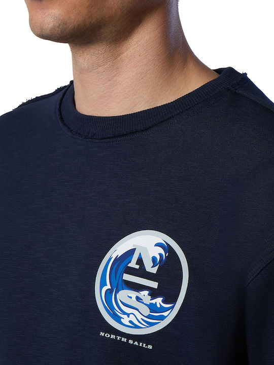 Sweatshirt mit Kapuze Blau