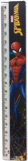 Gim Spiderman Kids Stationery Set with Pencil, Sharpener, Eraser, Notepad, Ruler and Pencil Holder 6pcs