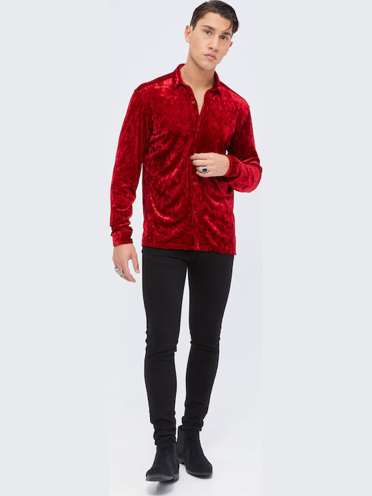 Langärmlig Hemd Rot