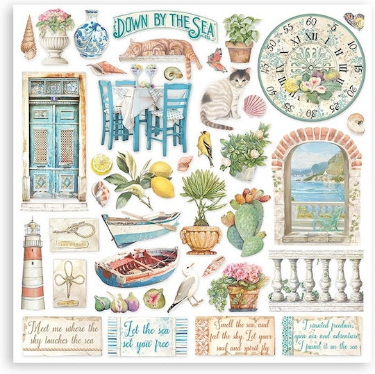Stamperia Scrapbooking Διπλής Όψης 190gr/m² 10τμχ