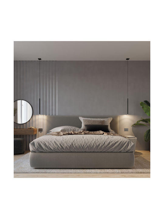 Sollux Pastelo 1 Κρεμαστό Φωτιστικό Μαύρο με Ντουί G9 8x8x100εκ.